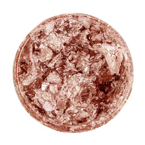Rose Gold Leaf Flakes - Click Image to Close